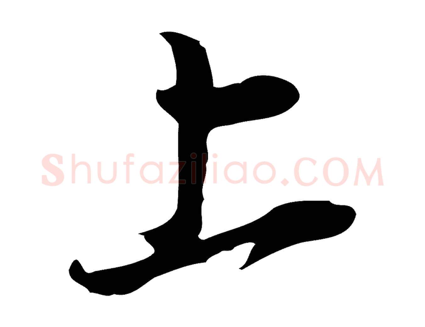 上毛笔行书写法,摘自明代董其昌书古人诗