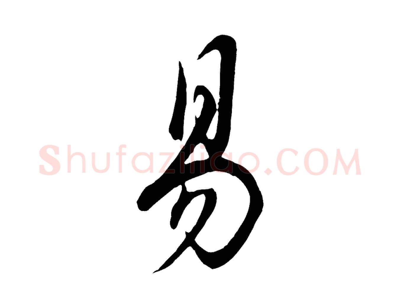 易毛笔行书写法,摘自明代董其昌邵康节先生自着无名公