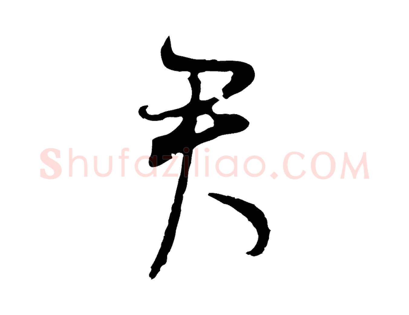 君毛笔行书写法,摘自明代董其昌书古人诗