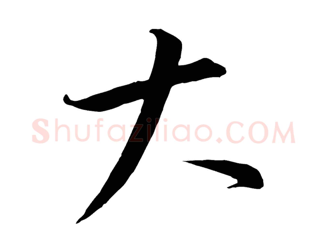大毛笔行书写法,摘自宋代高宗千字文