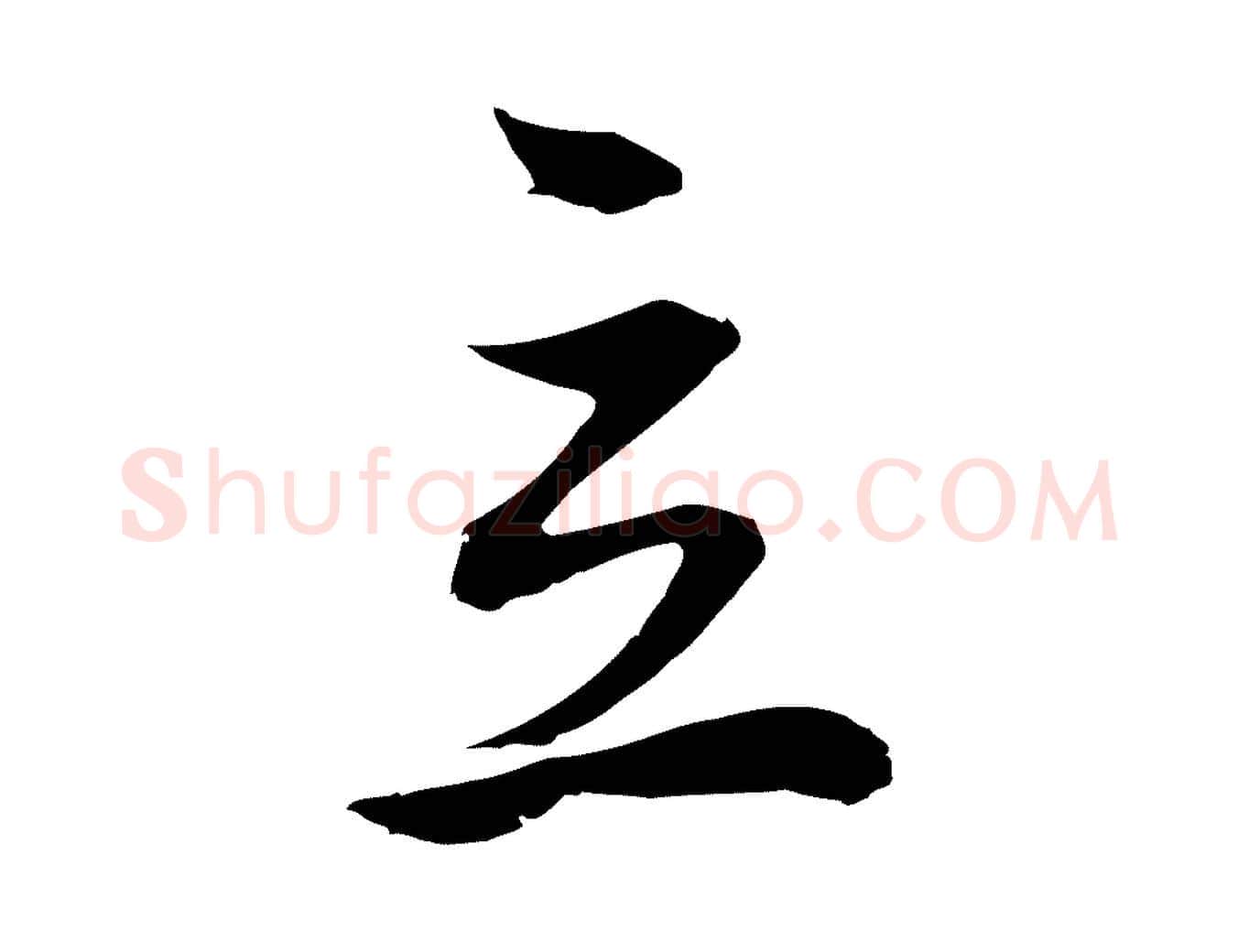 立毛笔行书写法,摘自明代董其昌邵康节先生自着无名公