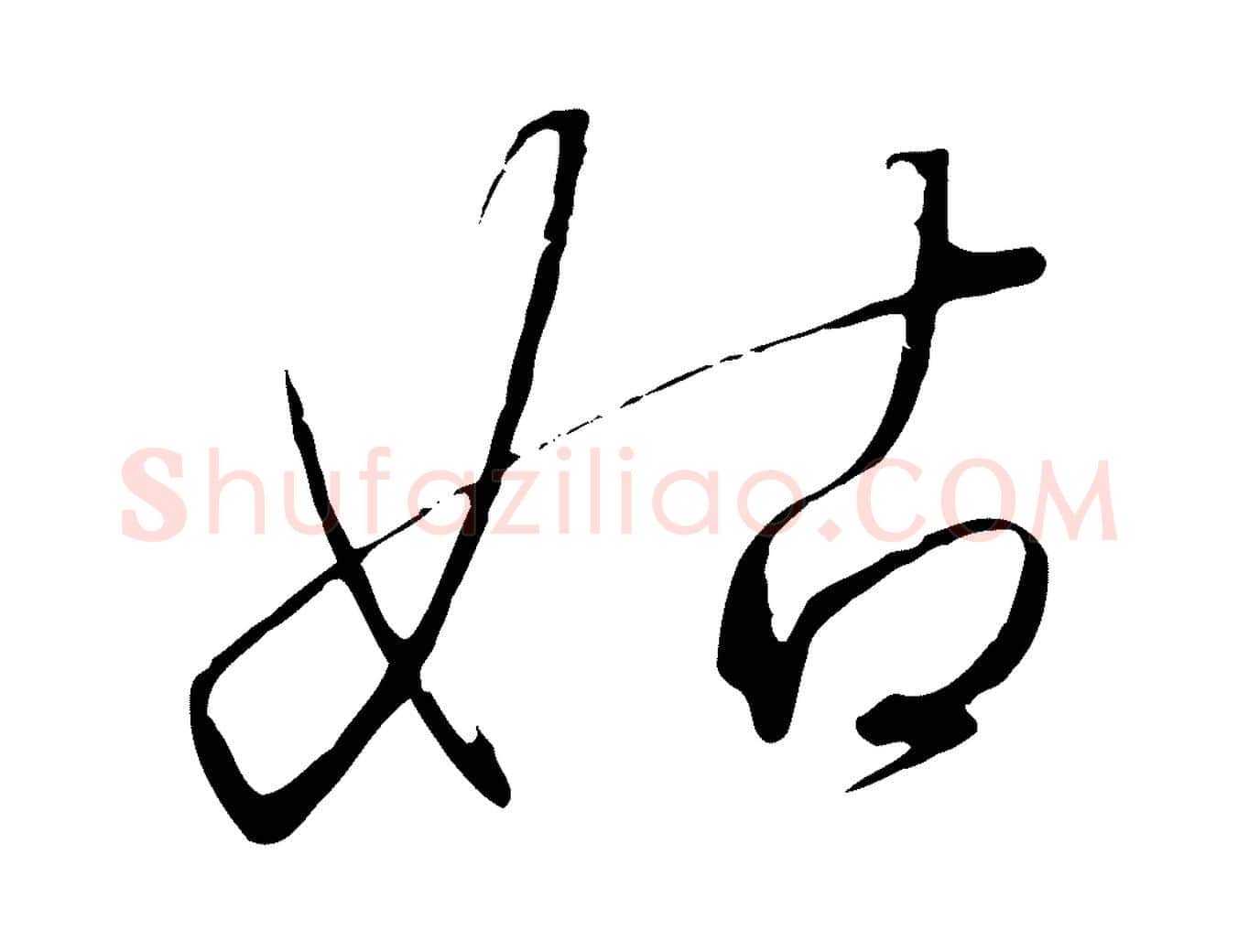 姑毛笔行书写法,摘自宋代高宗千字文