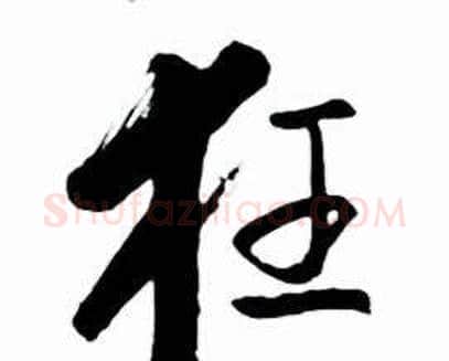 狂字启功毛笔行书书法写法,摘自太白诗集精选