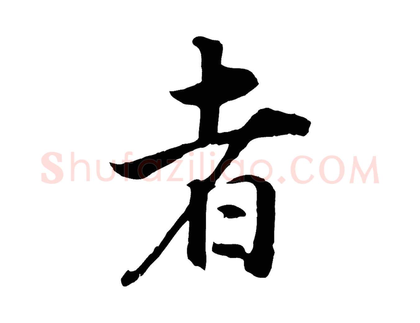 者毛笔行书写法,摘自明代董其昌邵康节先生自着无名公
