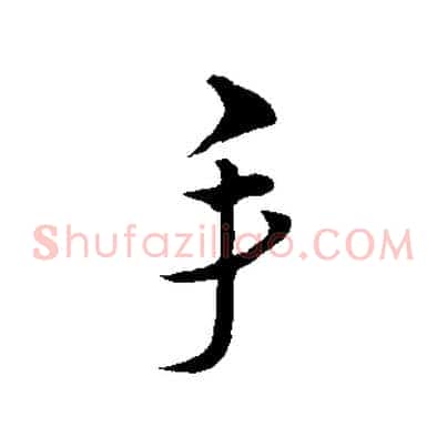 手