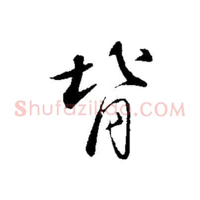 背