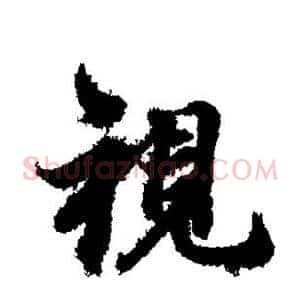 视