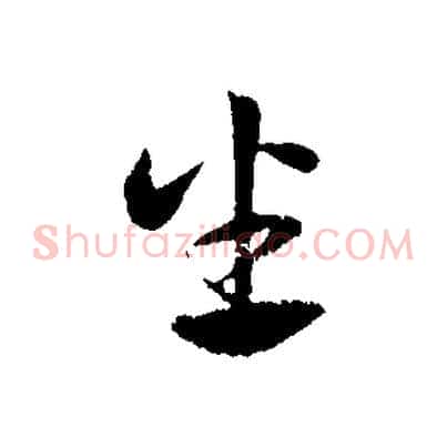 坐