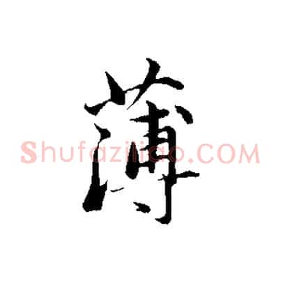 薄