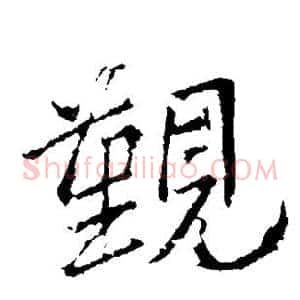 觐