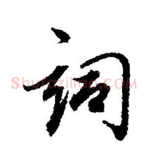 词