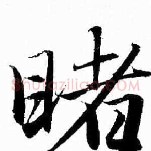 睹