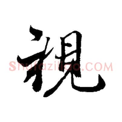 視