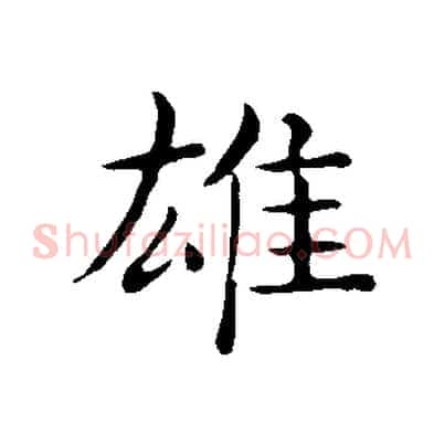 雄