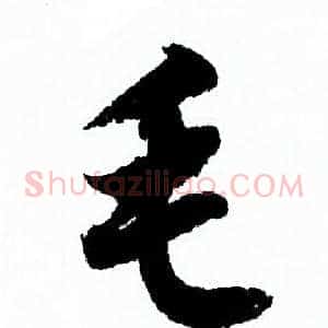 毛
