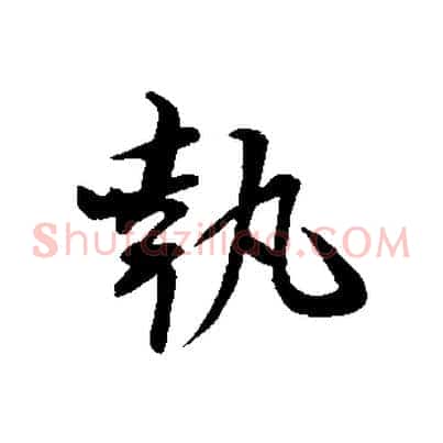 執