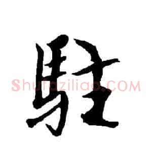 駐