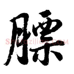 膘
