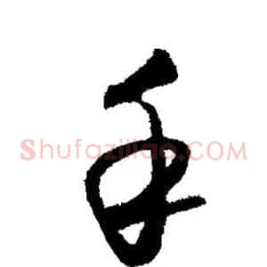 手
