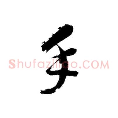 手