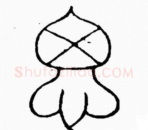 思字李阳冰毛笔篆书书法写法,摘自李阳冰毛笔篆书书法作品