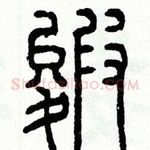 皴
