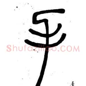 手