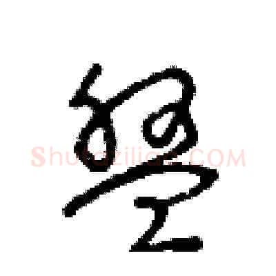 盤硬笔草书写法,摘自王冬龄硬笔书法字帖
