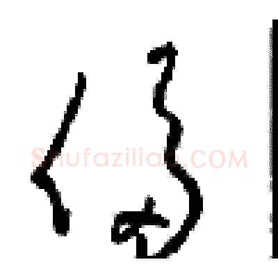 侈硬笔草书写法,摘自周稚云硬笔书法字帖
