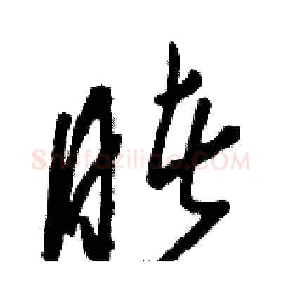 睹硬笔草书写法,摘自骆恒光硬笔书法字帖