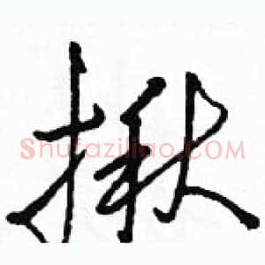 揪