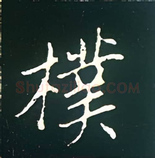 朴硬笔楷书写法,摘自王正良硬笔书法字帖