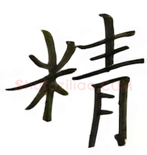 精硬笔楷书写法,摘自张秀硬笔书法字帖