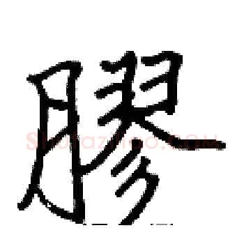 膠硬笔楷书写法,摘自张标硬笔书法字帖