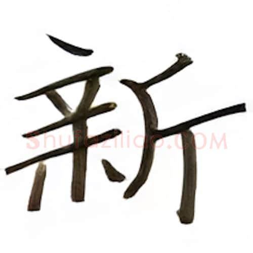 新硬笔楷书写法,摘自张秀硬笔书法字帖
