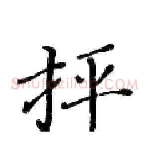 抨