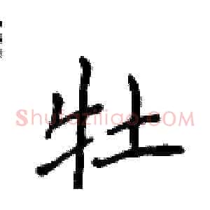 牡