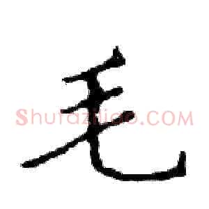 毛