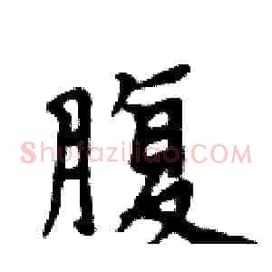 腹