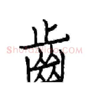 齒