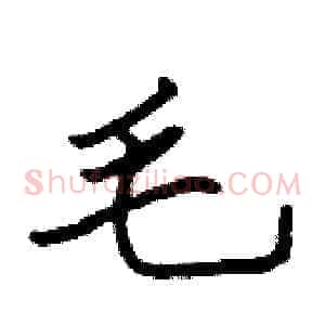 毛