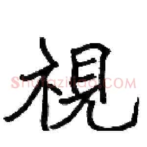 視