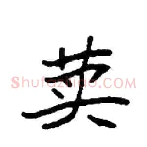 荬