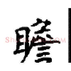 瞻