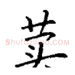 荬