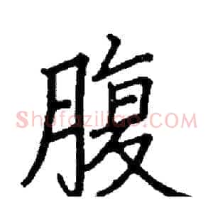 腹