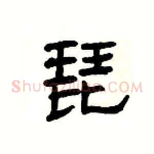 琵