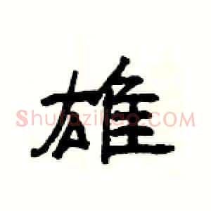 雄