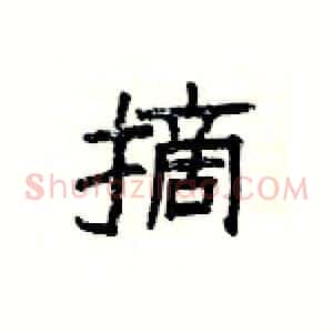 摘