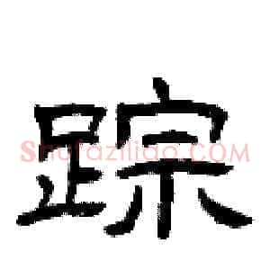 踪